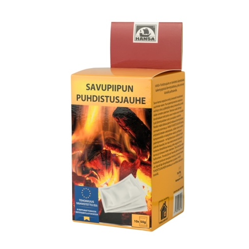 Savupiipun puhdistusjauhe