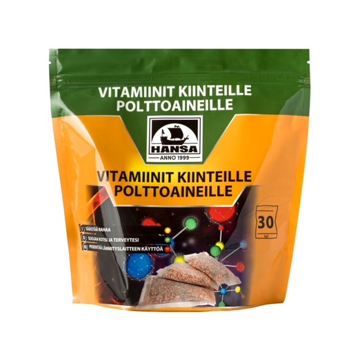 Vitamiinit kiinteille polttoaineille